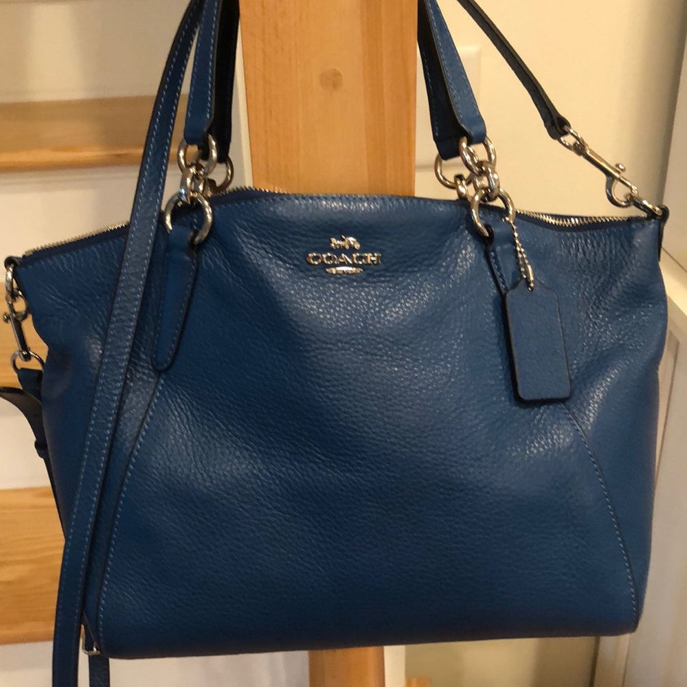 Coach crossbody Med-size leather handbag